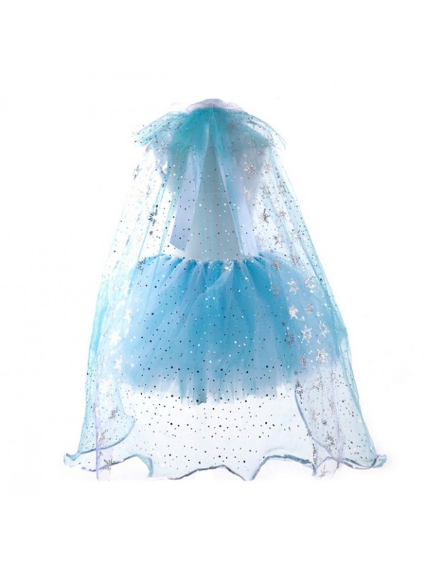 Frozen Vestito Carnevale Elsa Incoronazione Simil Elsa Costume Dress  FROZ039